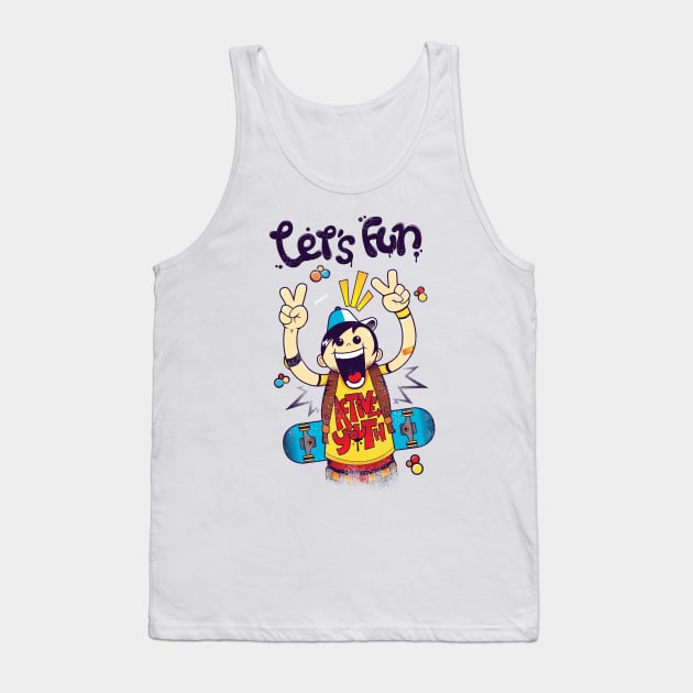 Lets Fun Tank Top by ginanperdana